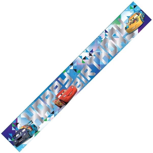 Party Banner 1.8M Disney Cars Birthday E2102 - Party Owls