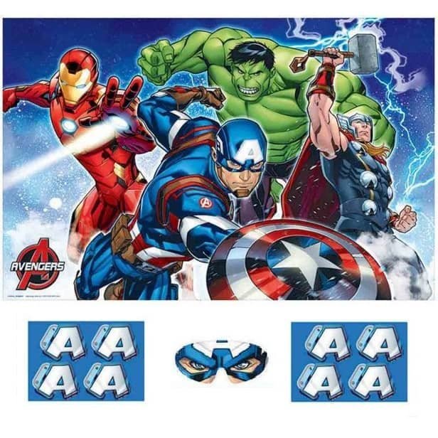Party Game Avengers Blindfold Game 270216 - Party Owls