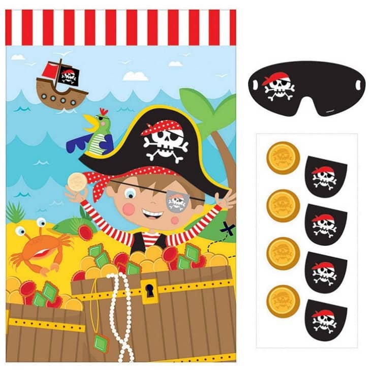 Little Pirate Blindfold Party Game 270205 - Party Owls