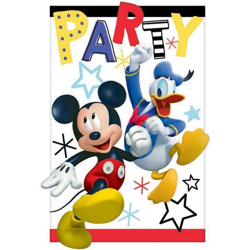 Mickey Mouse Party Invitations With Envelopes 8pk   491789 - Party Owls