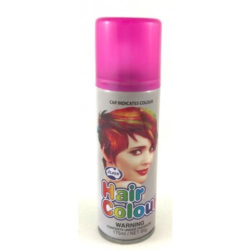 Pink Hair Spray 175ML Temporary Plain Coloured Hairspray 208237 - Party Owls