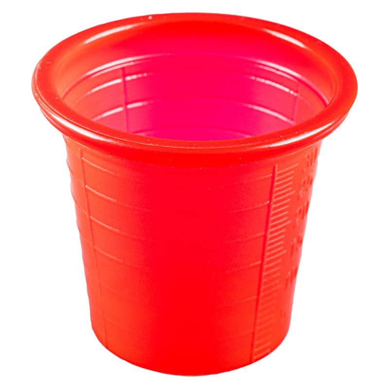Red Plastic Shot Glasses 30ml 50pk Drinkware - Party Owls
