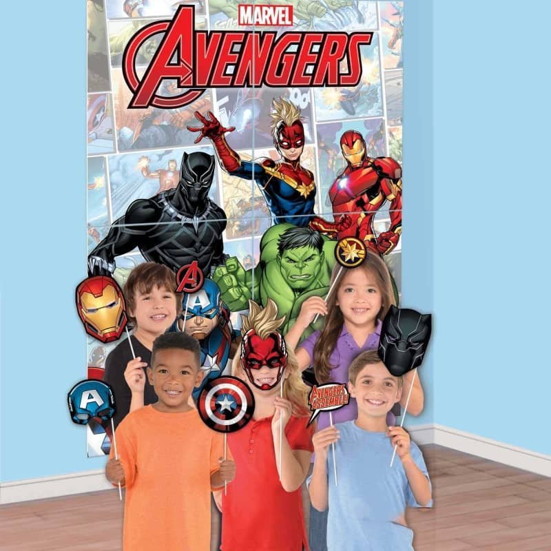 Scene Setter With Photo Props Avengers Backdrop 670987 - Party Owls