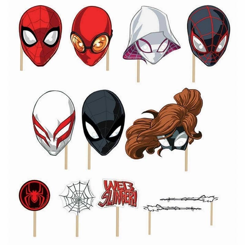 Spider-Man Scene Setter Backdrop With Photo Props 670667 - Party Owls