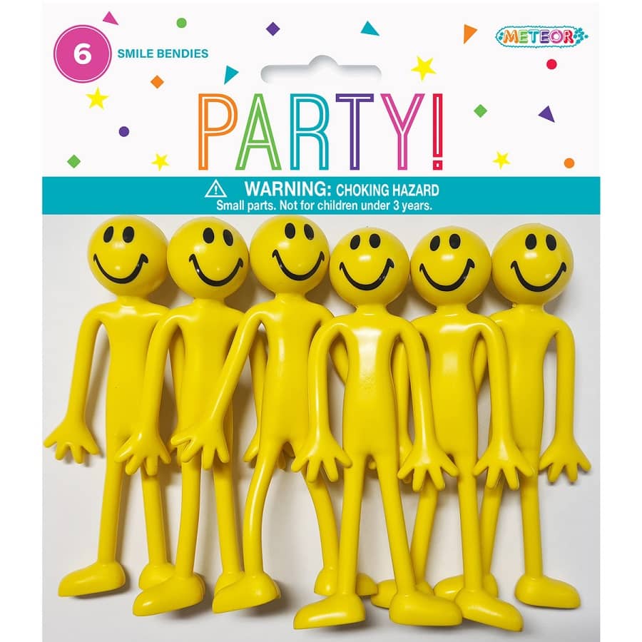 Smile Bendies 6pk Party Favours - Party Owls