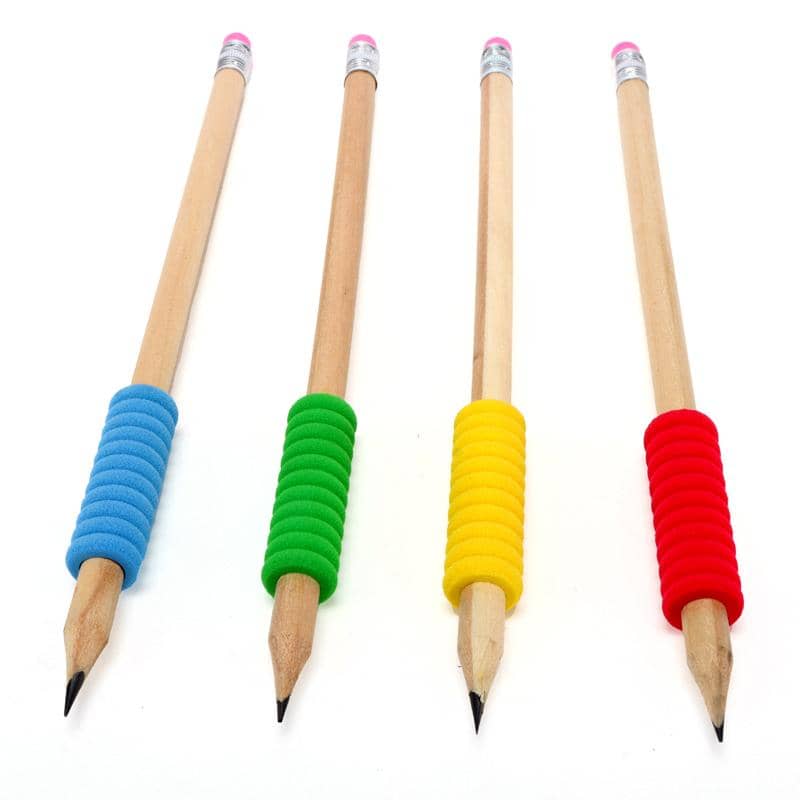 Soft Grip HB Pencils With Eraser 18CM 4pk - Party Owls