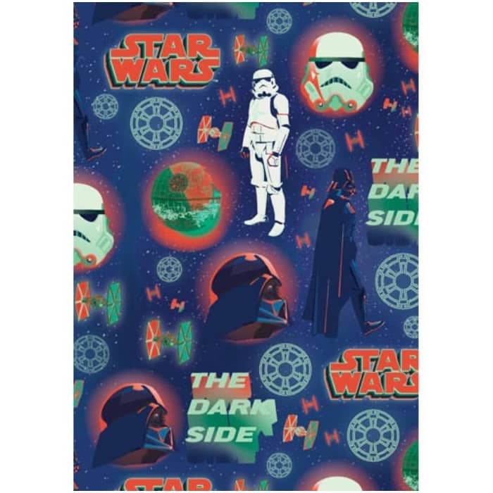 Star Wars Gift Wrap 1 Sheet Folded - Party Owls