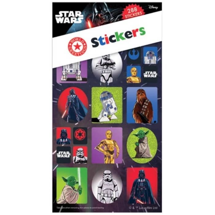 Star Wars Sticker Book 288pk Party Favours - Party Owls