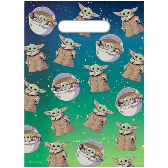 Star Wars The Child Plastic Party Bags 8pk - Party Owls