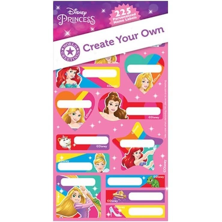 Disney Princess Sticker Book 225pk (15 Sheets) Create Your Own Customisable WEB5950 - Party Owls