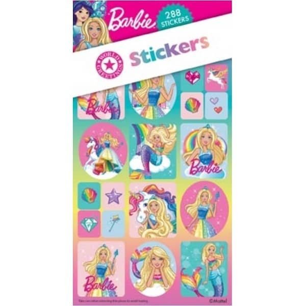 Sticker Book 288pk Barbie Party Favour WEB5923 - Party Owls