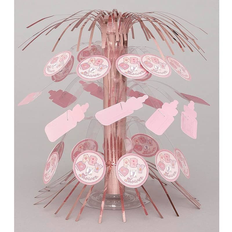 Baby Shower Pink Stitching Cascade Centrepiece 21.5CM (8.5") 24246 - Party Owls