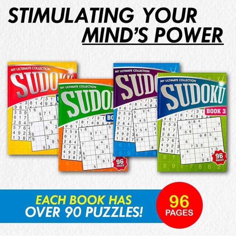 Sudoku Puzzle Books 4pk A4 Party Game 152575 - Party Owls