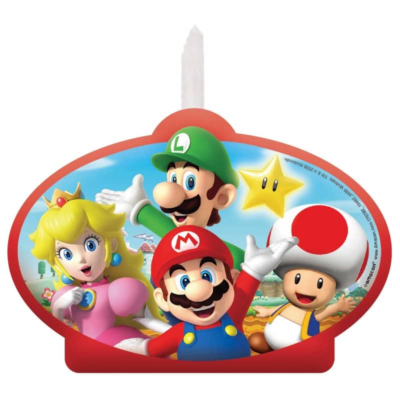 Super Mario Bros. Birthday Cake Candle 11CM - Party Owls