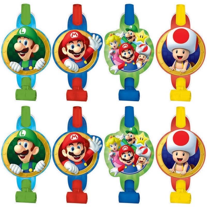 Super Mario Bros. Blowouts 8pk Blowers - Party Owls