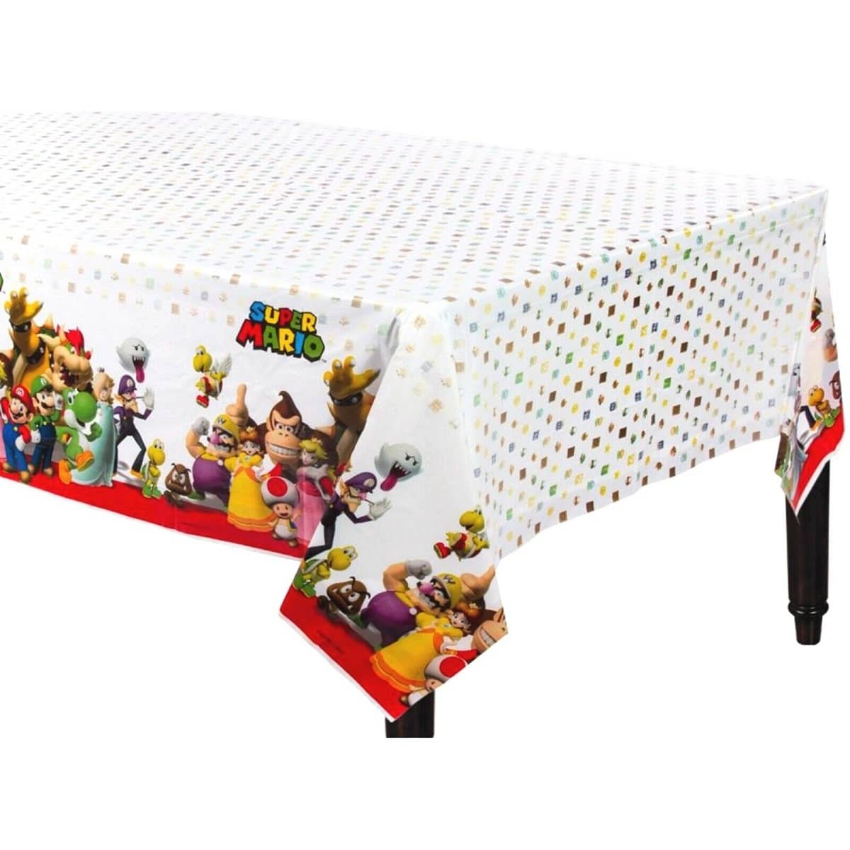 Super Mario Bros. Plastic Table Cover Tablecloth - Party Owls