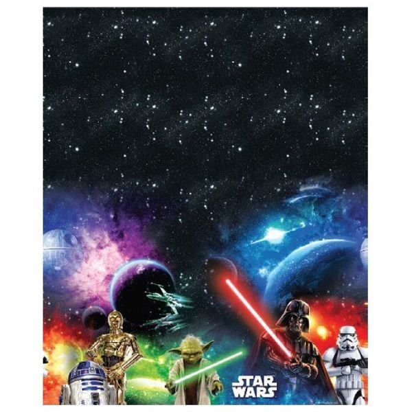 Star Wars Plastic Table Cover Tablecloth E2880 - Party Owls