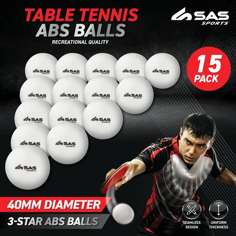 Table Tennis Balls 15pk ABS - Party Owls