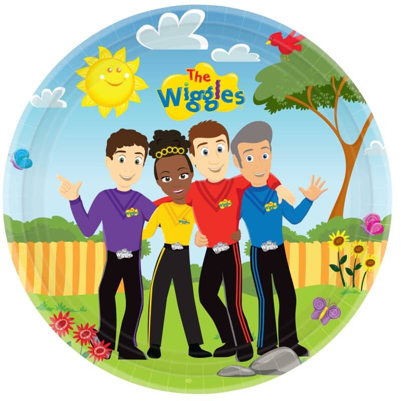 The Wiggles Paper Plates 23CM (9") 8pk Round - Party Owls