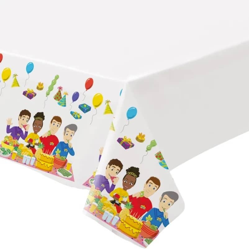 The Wiggles Paper Table Cover Tablecloth 134CM x 243CM - Party Owls