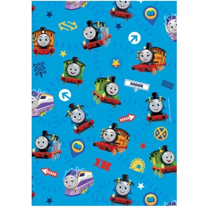 Thomas The Tank Engine Gift Wrap 1 Sheet Folded - Party Owls