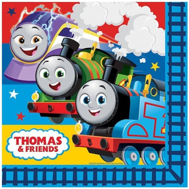Thomas The Tank Engine Lunch Napkins 20pk - Party Owls