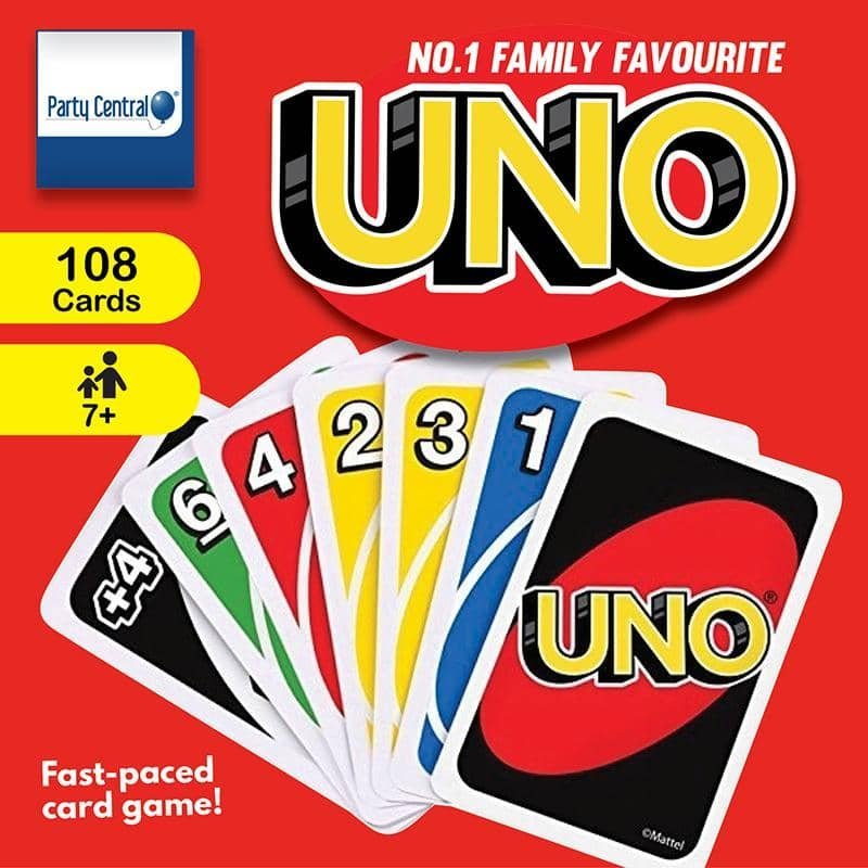 UNO Playing Cards Classic Party Game 172801 - Party Owls