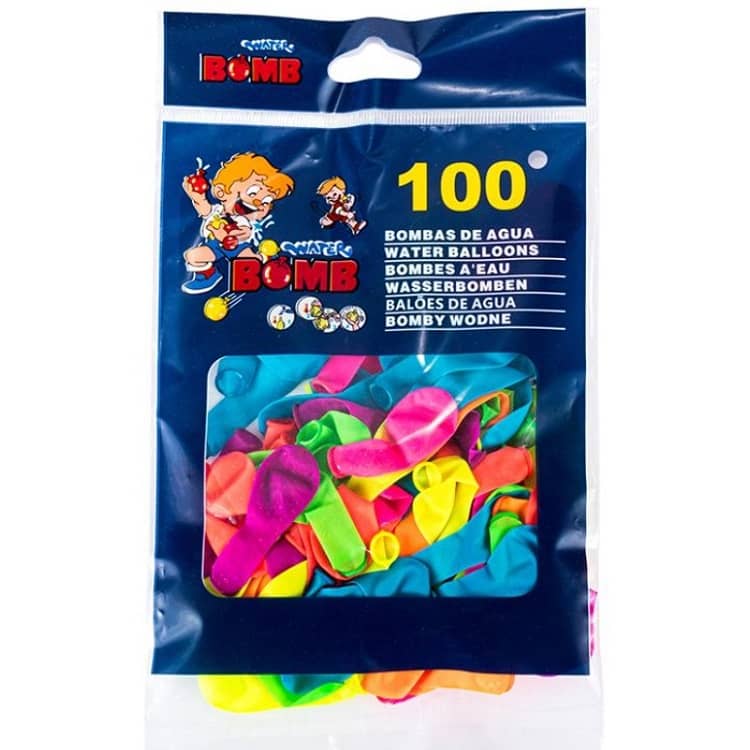 Water Bomb Balloons 100pk Multi-coloured - Party Owls