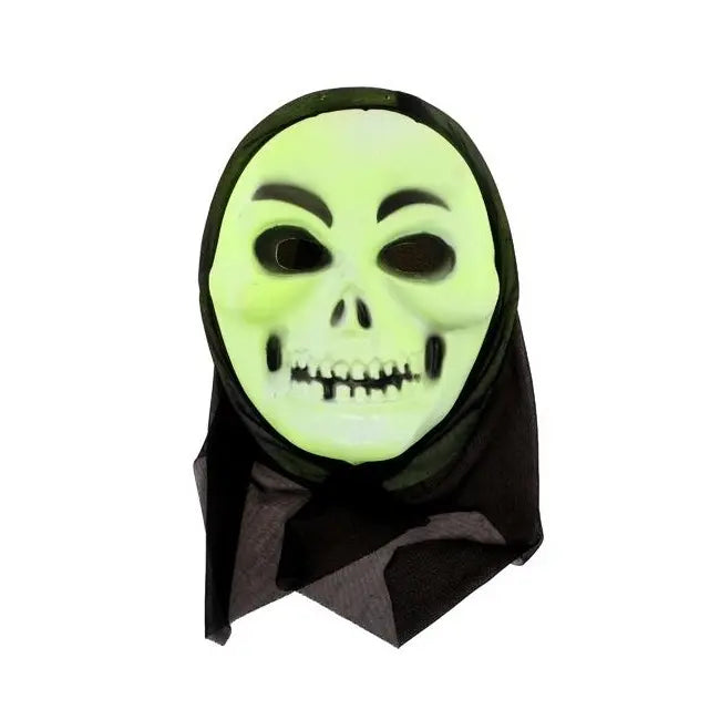 Hooded Reaper Mask (Glow In The Dark)