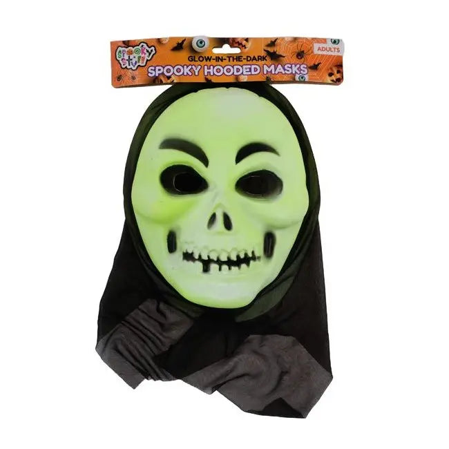 Hooded Reaper Mask (Glow In The Dark)