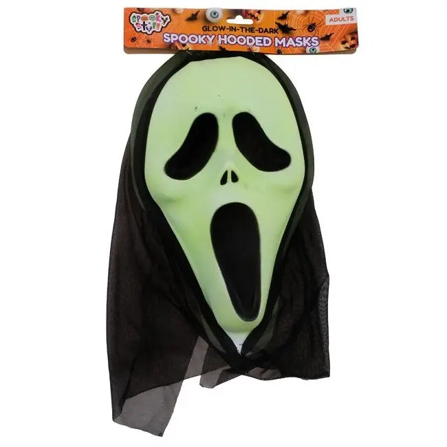 Hooded Ghostface Mask (Glow In The Dark)