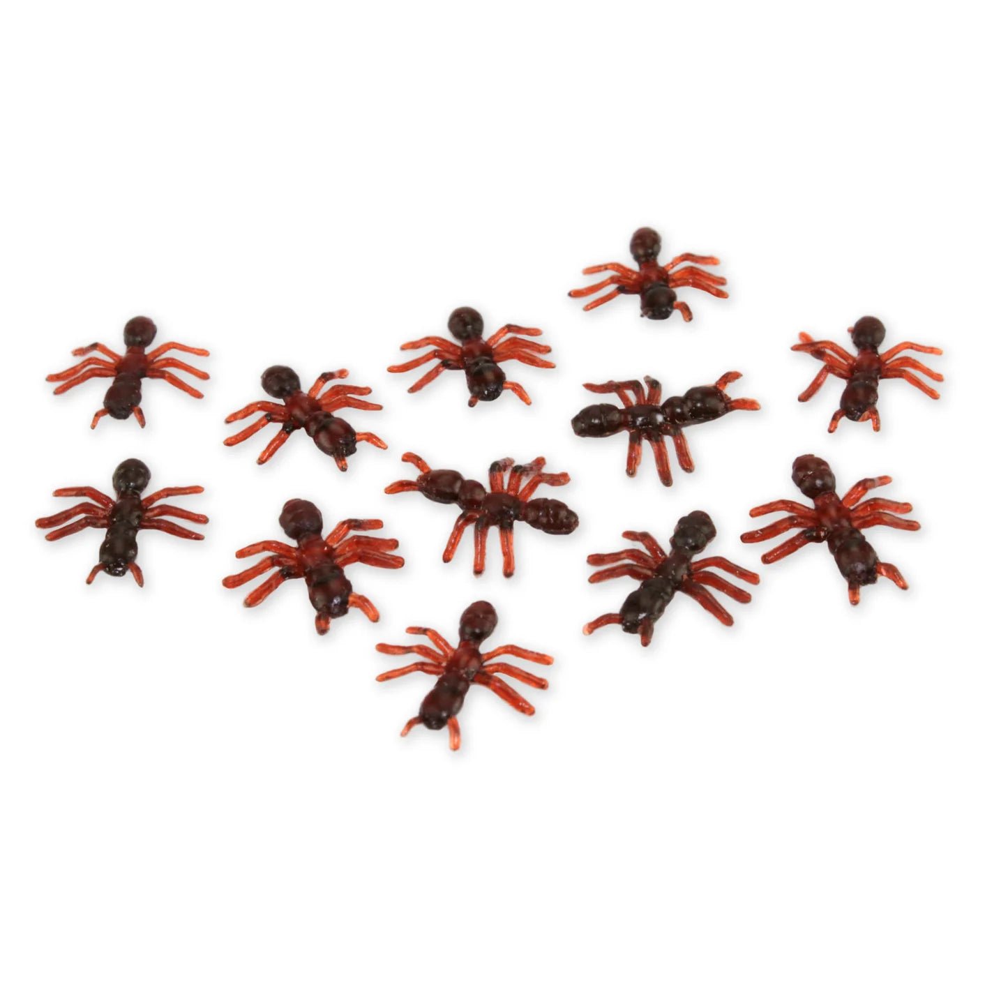 12 Fake Plastic Ants 15mm Halloween Decorations - Party Owls