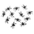 12 Fake Plastic Spiders 6.5cm Halloween Decorations - Party Owls