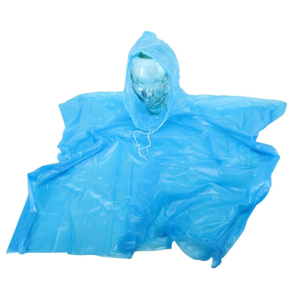 Kids Reusable Rain Poncho (Assorted Colours)