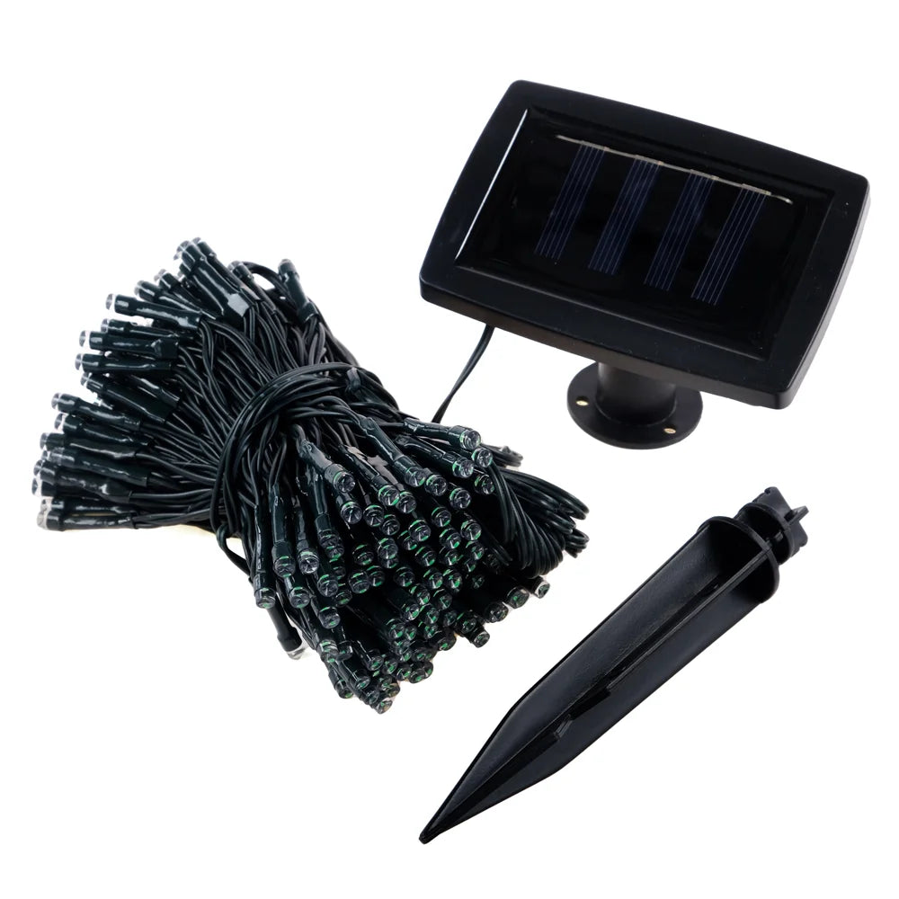 Solar 200 Multicolour LED Fairy Lights 13.5M Total Length