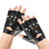 Adult Fingerless Punk Gloves With Studs