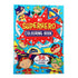 2 Colouring Books 56 - Page A4 Super Hero - Party Owls