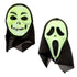 2 Hooded Masks Glow In The Dark Halloween Accessories - Party Owls