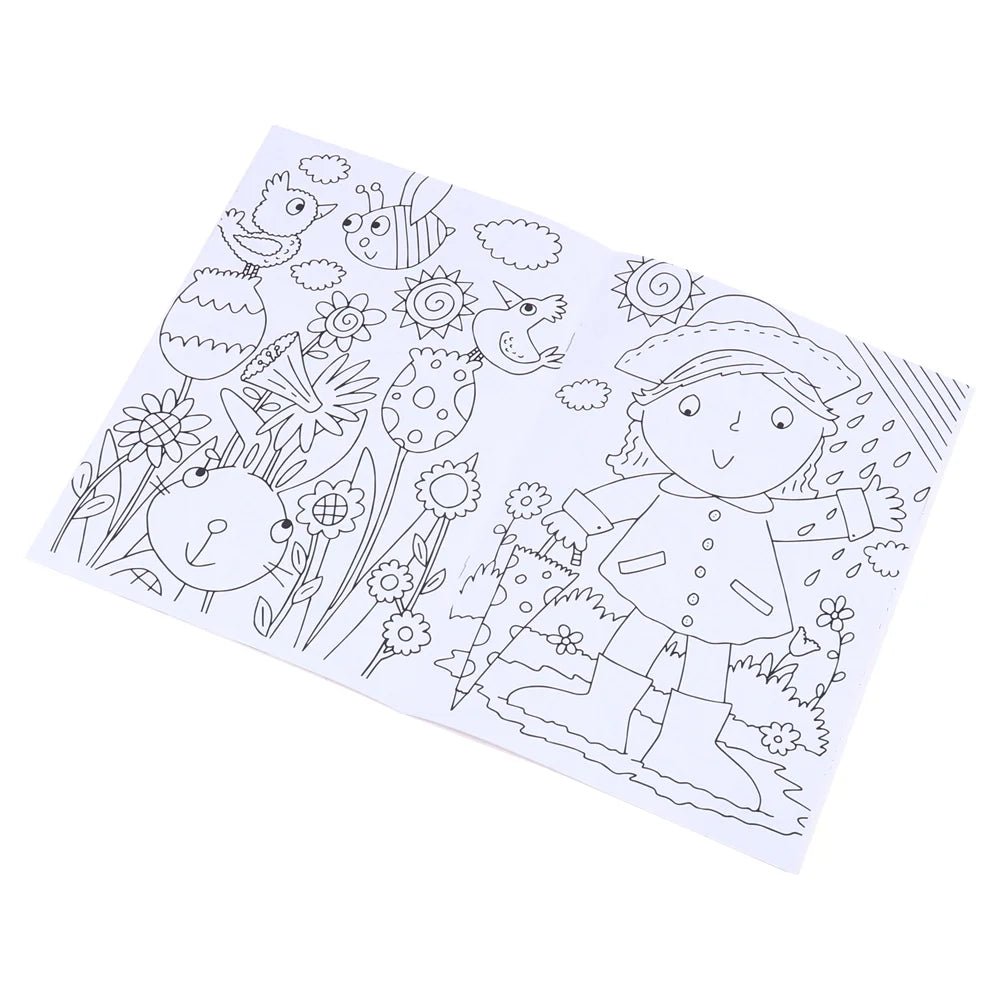 2 Joy And Happiness Colouring Books 32-Page A4 Size - Party Owls
