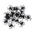 20 Fake Plastic Spiders 3.3cm Halloween Decorations - Party Owls