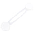 White Flexible Safety Latch 2pcs 16cm x 3.5cm Universal