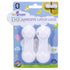 White Safety Catch Latch 2pcs 16cm x 3.5cm Universal