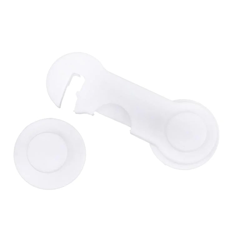 White Safety Catch Latch 2pcs 16cm x 3.5cm Universal