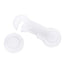 White Safety Catch Latch 2pcs 16cm x 3.5cm Universal