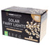 Solar 200 Warm White LED Fairy Lights 13.5M Total Length