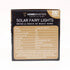 Solar 200 Warm White LED Fairy Lights 13.5M Total Length