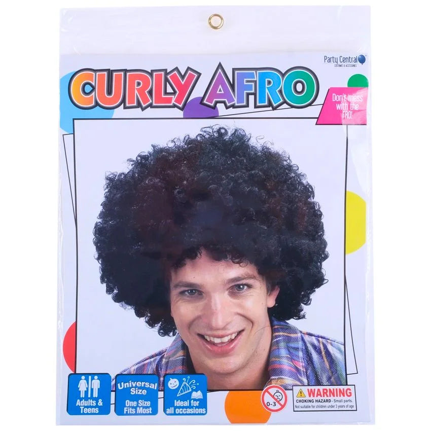 Black Afro Curly Wig