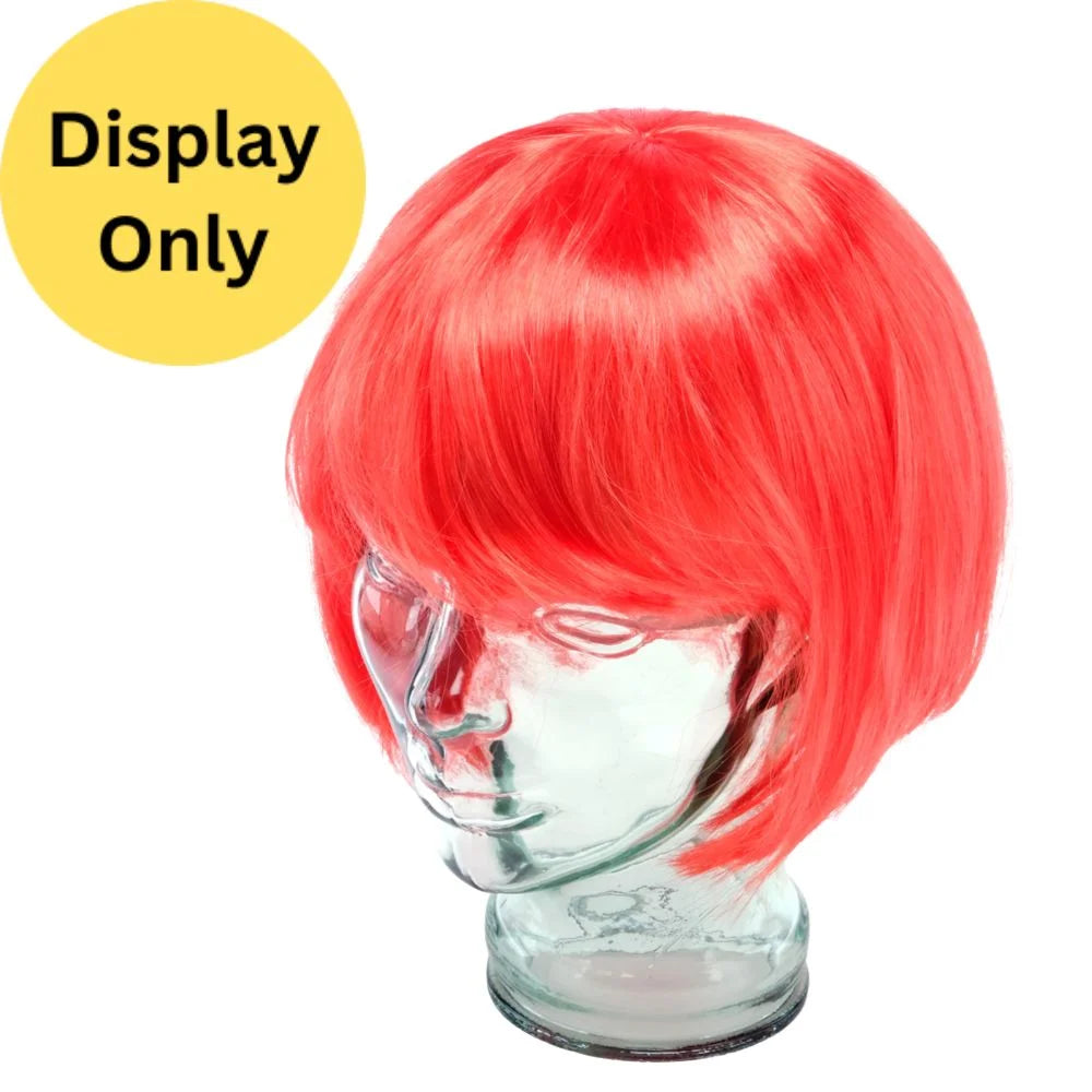 Purple Short Bob Wig With Fringe
