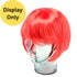 Purple Short Bob Wig With Fringe