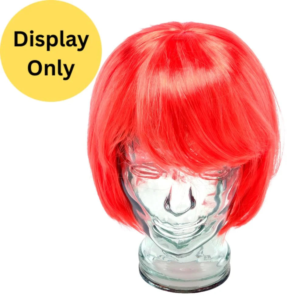 Purple Short Bob Wig With Fringe